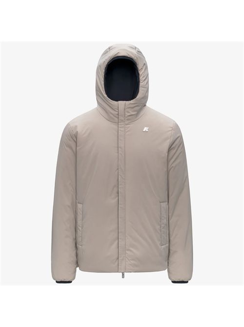 Giacca Jack st warm double uomo col. Blue Beige K-WAY | JACK ST WARM DOUBLEBBC